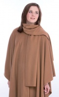 James Wool Cashmere Cape Camel